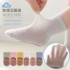 Children's floor socks, summer pure cotton girls' indoor anti-slip and cool walking socks, little boys' breathable mesh mid-calf socks Application Scenario